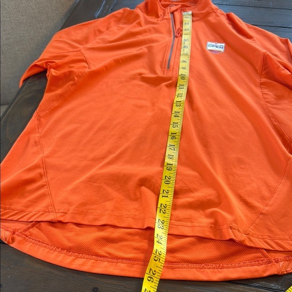 Levelwear Houston Open Women's Orange Half-Zip Pullover Large Golf - Picture 6 of 9